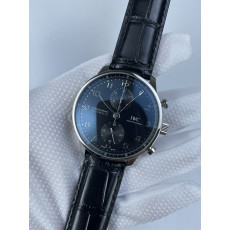 (준비완료/특급배송)NO.2533/ZF공장 V3 IWC IW3716 포루트기저 블랙다이얼 가죽