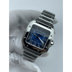 (준비완료/특급배송)NO.3689/BV공장 산토스신형 블루다이얼35미리